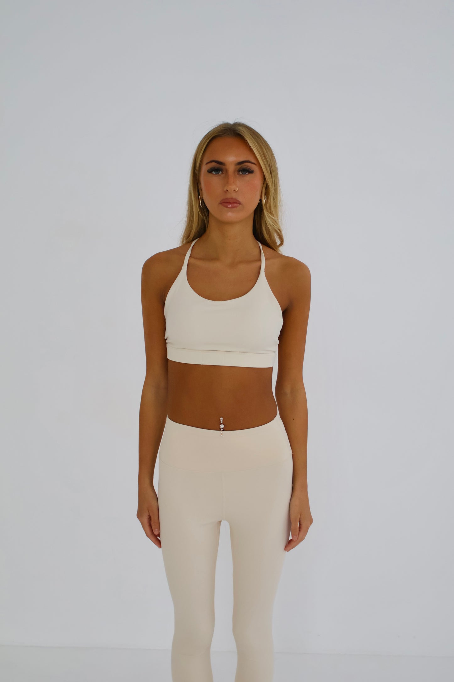 EVERYDAY SEAMLESS TANK SPORTS BRA IVORY WHITE - Fern Fitness